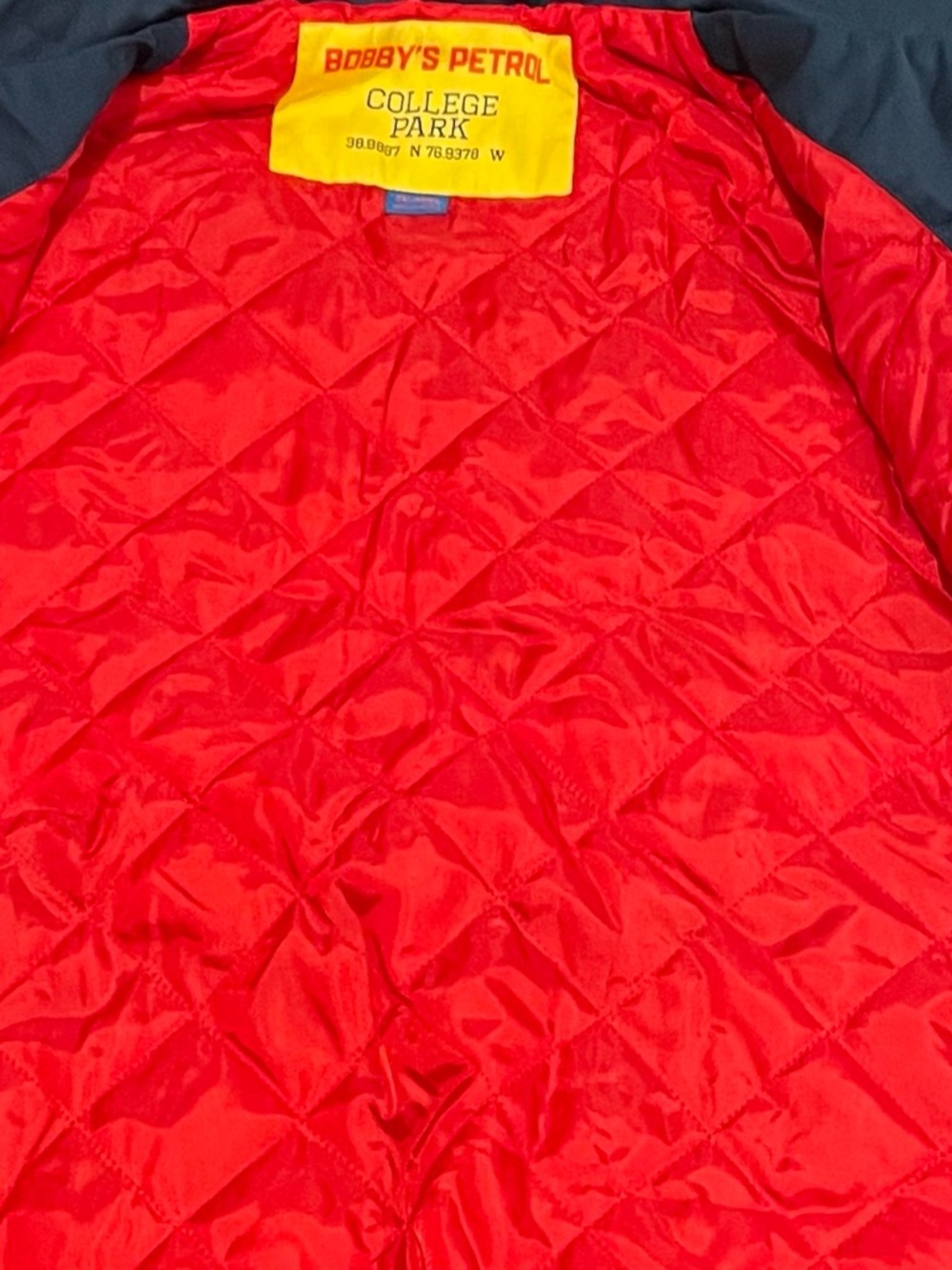 Bobby's Petrol Blue Patchwork Racing Jacket - Picture 4 of 5